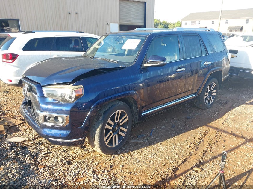 Vin: jtezu5jr3g5134693, lot: 45539518, toyota 4runner limited 20162
