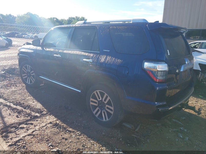 Vin: jtezu5jr3g5134693, lot: 45539518, toyota 4runner limited 20163