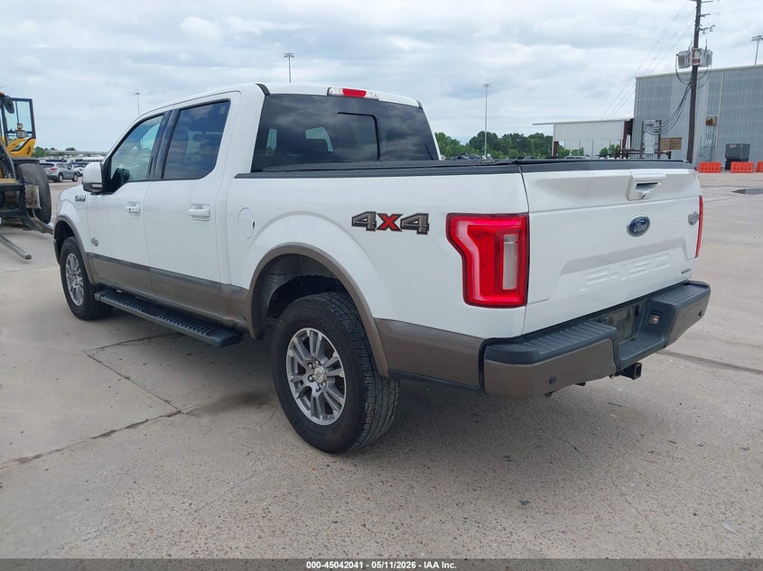Vin: 1ftew1e43kfa22127, lot: 45539558, ford f-150 king ranch 20193