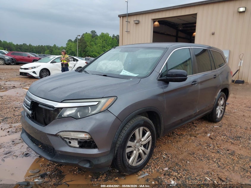 Vin: 5fnyf5h14gb025121, lot: 45539578, honda pilot lx 20162