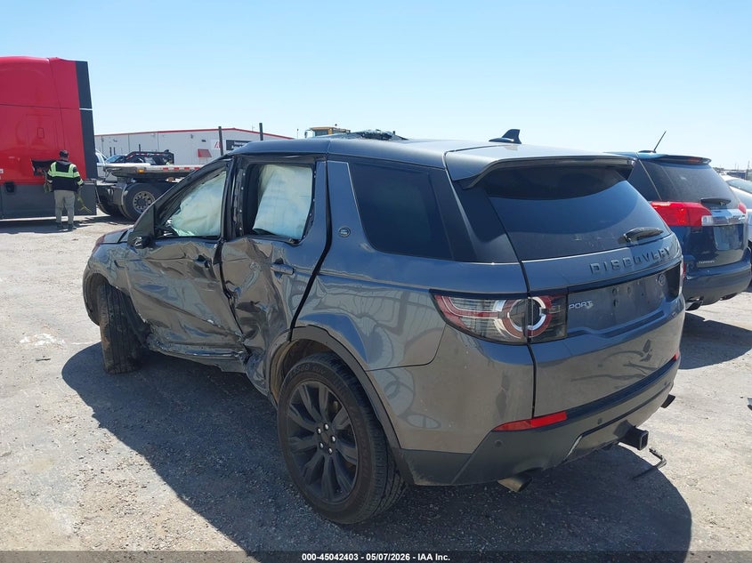 Vin: salcr2bgxfh536417, lot: 45539920, land rover discovery sport hse 20153