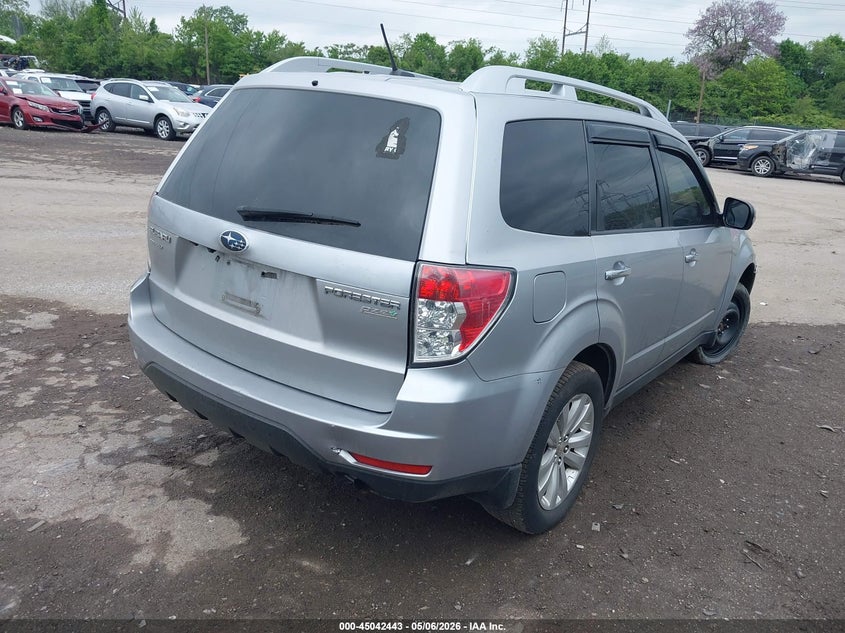 2012 Subaru Forester 2.5 2.5X Touring silver Lot 111045042443 Vin JF2SHAGC4CH454122