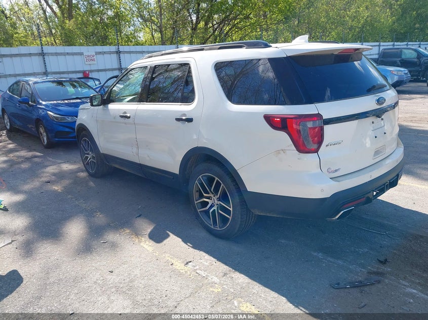 Vin: 1fm5k8gt4ggc14355, lot: 45539971, ford explorer sport 20163