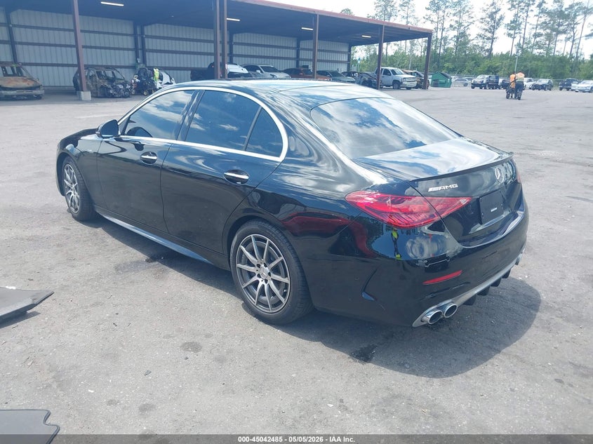 Vin: w1kaf8hb7tr325922, lot: 45540002, mercedes-benz amg c 43 4matic 20263