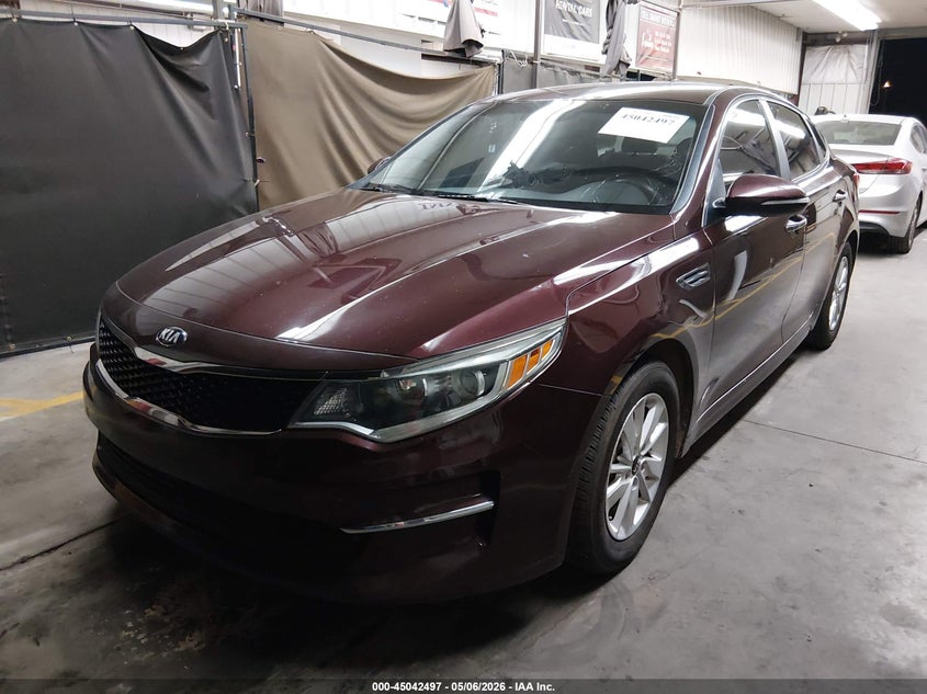 Vin: 5xxgt4l39jg223463, lot: 45540014, kia optima lx 20182