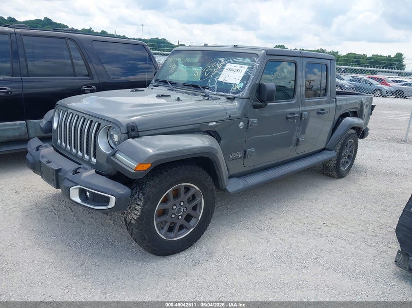 Vin: 1c6hjtfg9ll156196, lot: 45540028, jeep gladiator overland 4x4 20202