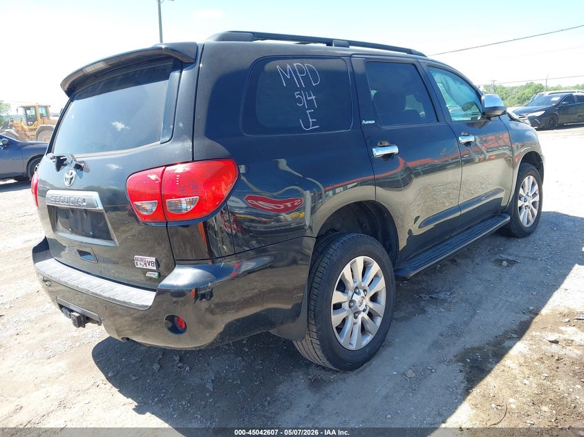 Vin: 5tddw5g15fs112360, lot: 45540124, toyota sequoia platinum 5.7l v8 20154
