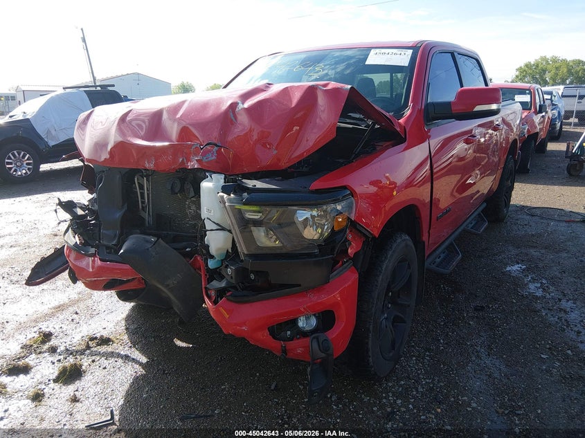 Vin: 1c6srfft7ln350176, lot: 45540160, ram 1500 big horn  4x4 5'7 box 20202