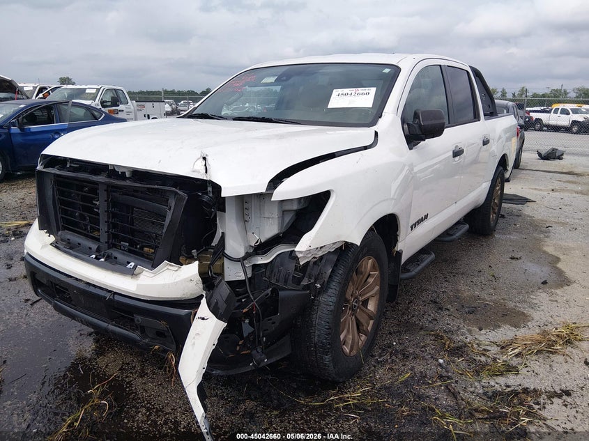 Vin: 1n6aa1ef7rn111968, lot: 45540177, nissan titan sv 4x2 20242