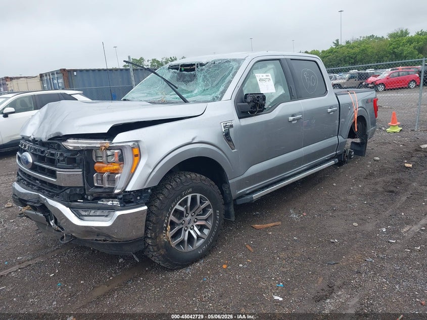 2022 Ford F-150 Lariat 1FTEW1EP2NKE63995 photo 1