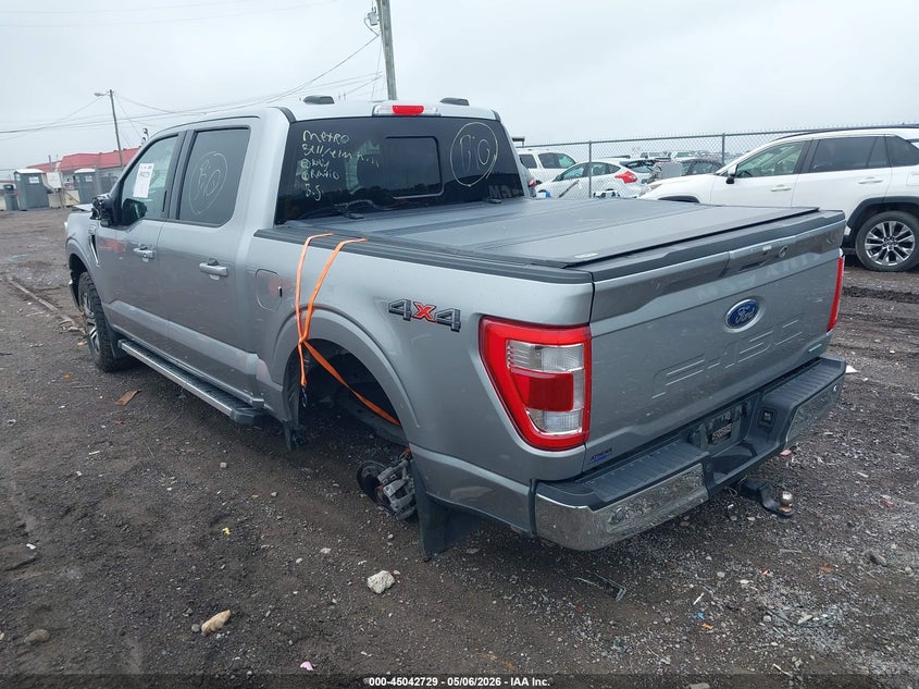 VIN 1FTEW1EP2NKE63995 2022 FORD F-150 LARIAT