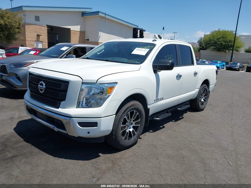 Vin: 1n6aa1ef1mn535820, lot: 45540259, nissan titan sv 4x2 20212