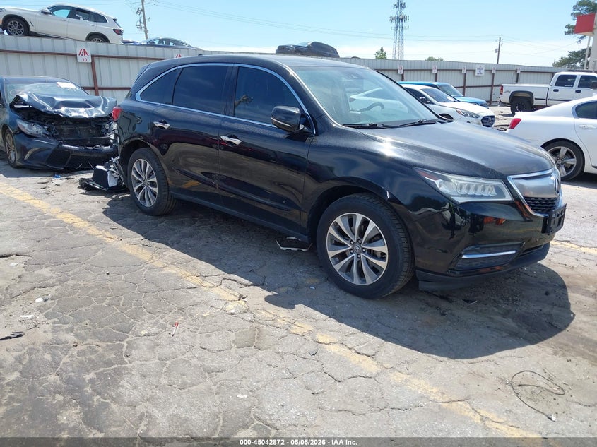 2016 ACURA MDX TECHNOLOGY   ACURAWATCH PLUS PACKAGES/TECHNOLOGY PACKAGE