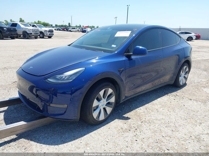 Vin: 5yjygdeexmf071756, lot: 45540432, tesla model y long range dual motor all-wheel drive 20212