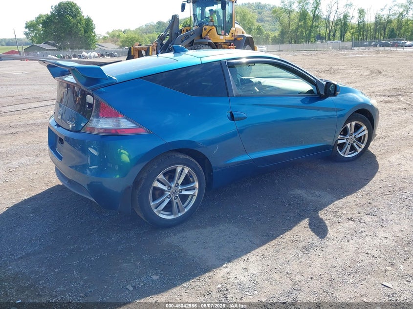 Vin: jhmzf1d69cs004551, lot: 45540503, honda cr-z ex 20124