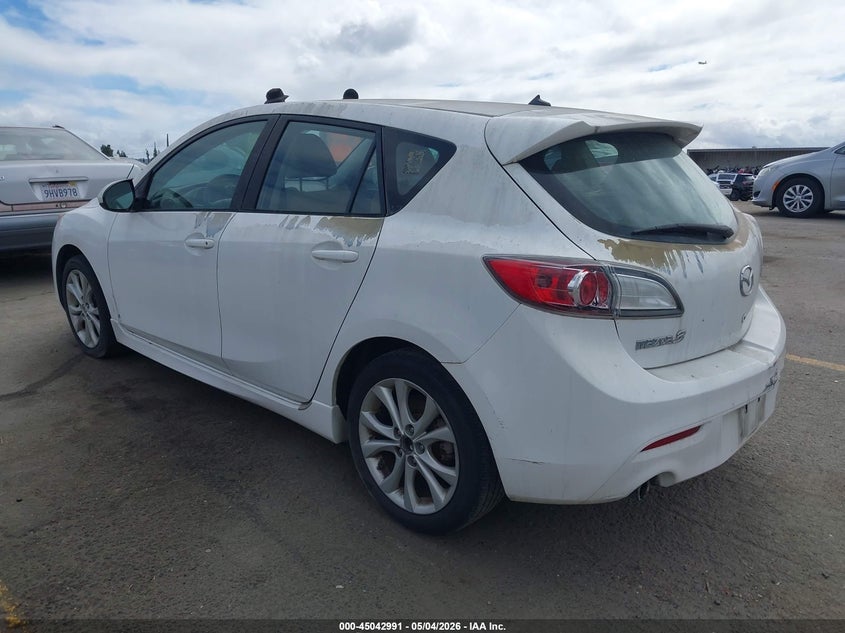 Vin: jm1bl1k52b1495717, lot: 45540508, mazda mazda3 s sport 20113