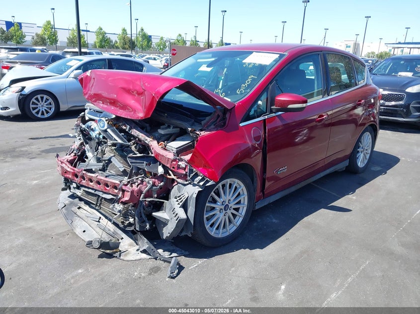 Vin: 1fadp5cu3el513019, lot: 45540527, ford c-max energi sel 20142