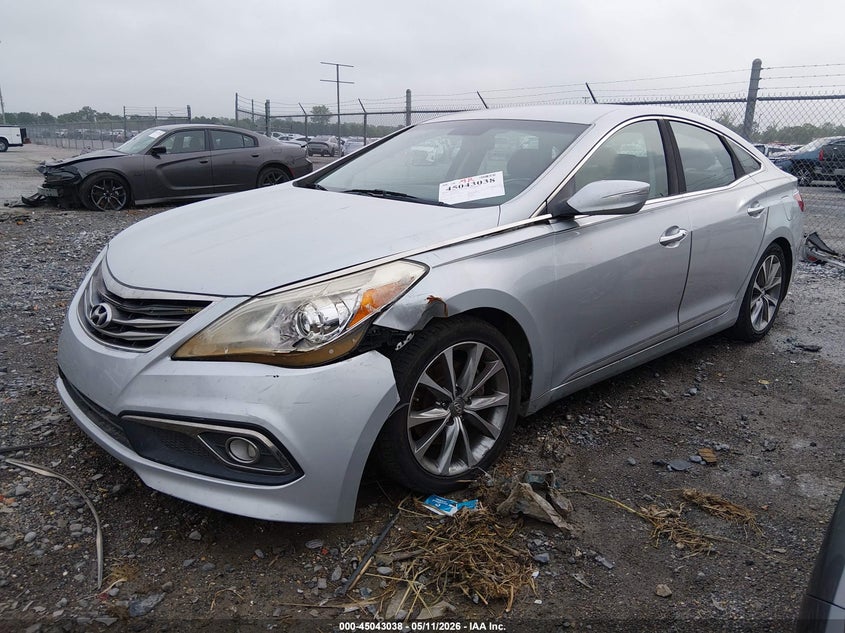 Vin: kmhfg4jg8ha587705, lot: 45540555, hyundai azera 20172