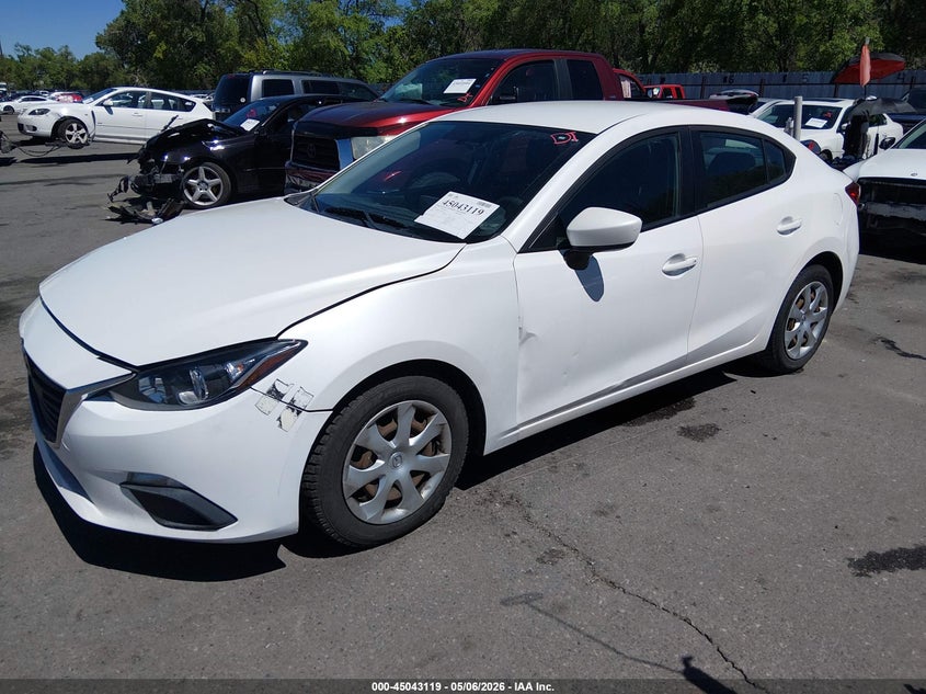 Vin: 3mzbm1t73gm311535, lot: 45540636, mazda mazda3 i sport 20162
