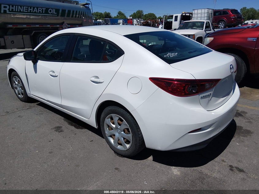 Vin: 3mzbm1t73gm311535, lot: 45540636, mazda mazda3 i sport 20163