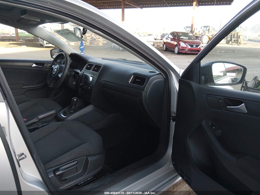 2012 Volkswagen Jetta 2.0 2.0L S silver Lot 111045043170 Vin 3VW2K7AJ3CM353513