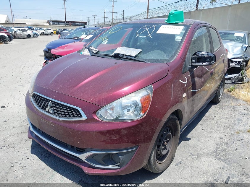 ML32A3HJ1KH014842 2019 Mitsubishi Mirage Es/Rf photo 1