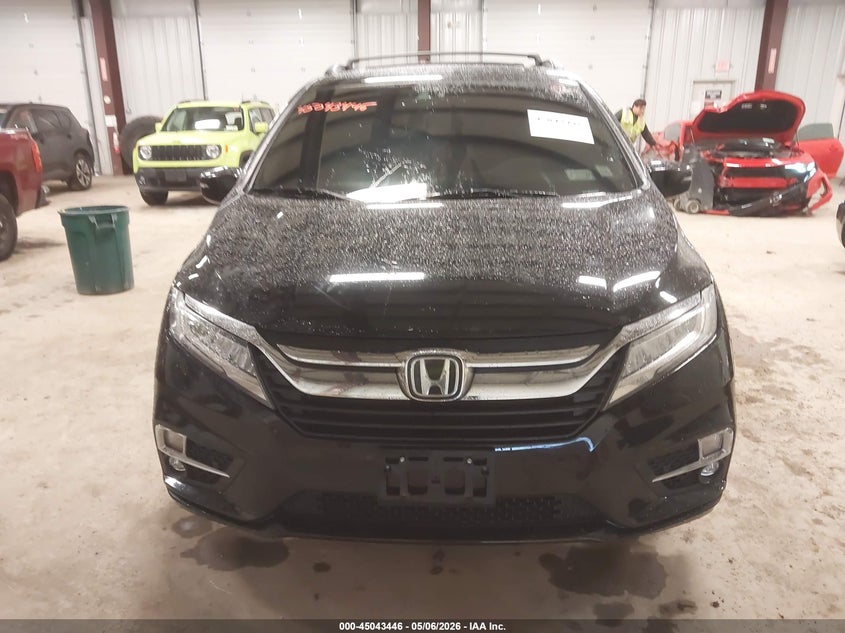VIN 5FNRL6H90JB071593 2018 HONDA ODYSSEY ELITE