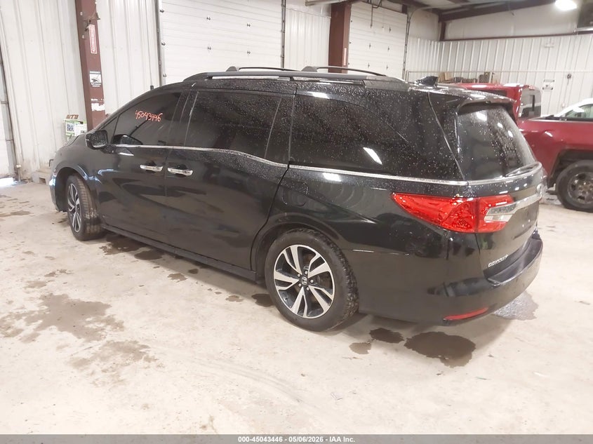 VIN 5FNRL6H90JB071593 2018 HONDA ODYSSEY ELITE