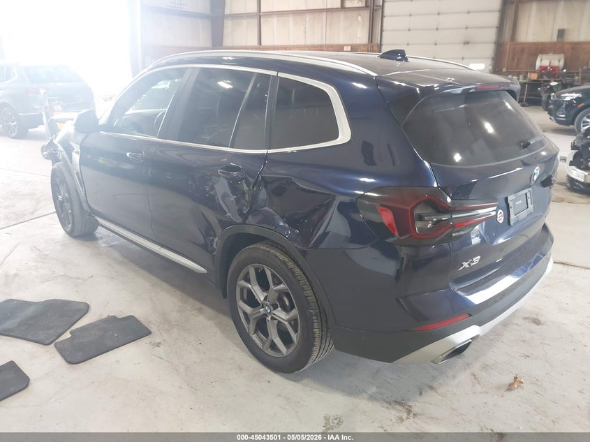 Vin: 5ux53dp07p9p84787, lot: 45541018, bmw x3 xdrive30i 20233