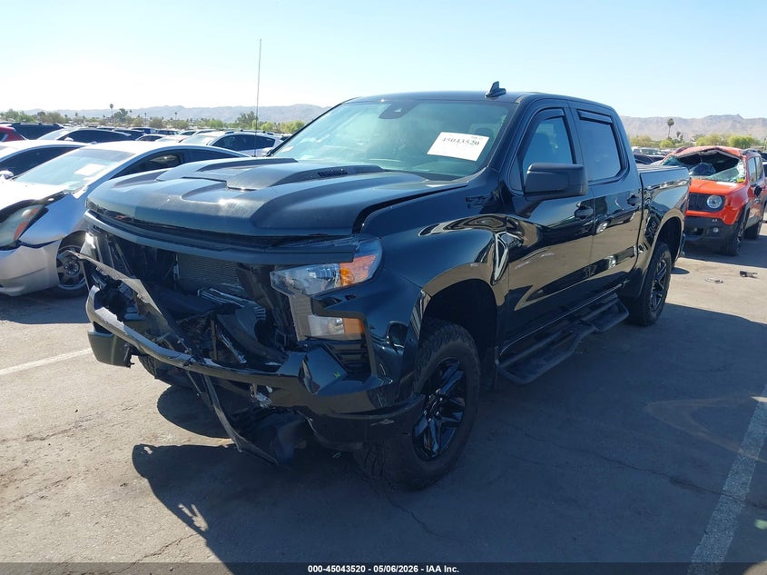 2025 Chevrolet Silverado 1500 4wd  Short Bed Custom Trail Boss 3GCPKCEK9SG279113 photo 1