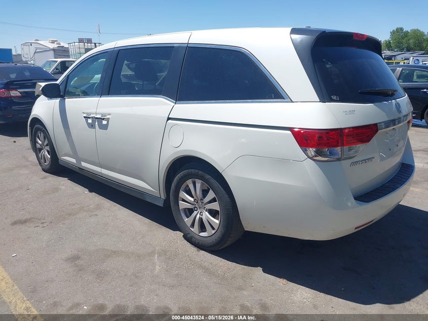 Vin: 5fnrl5h62gb002557, lot: 45541041, honda odyssey ex-l 20163