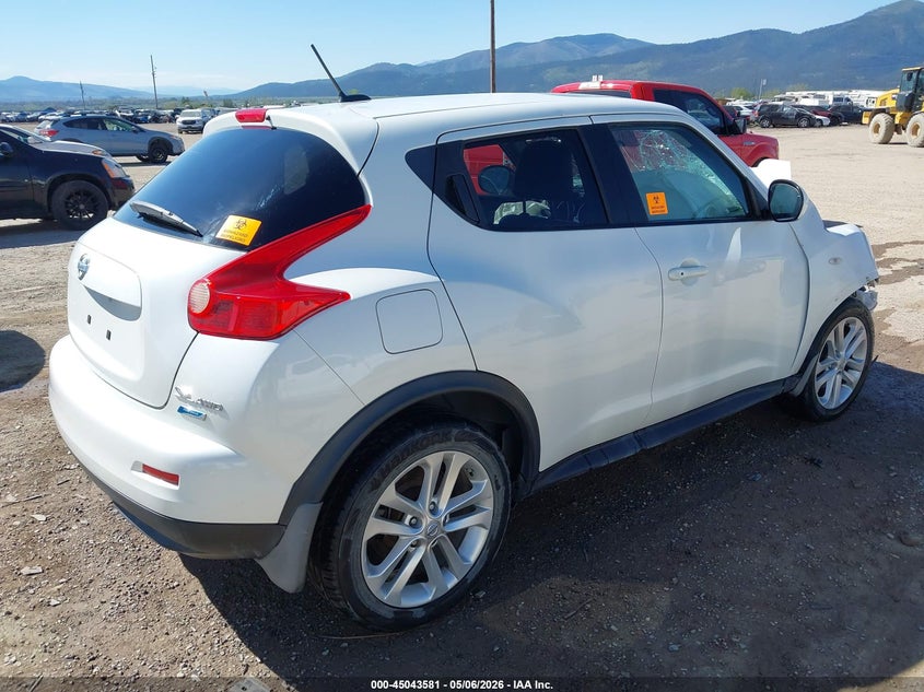 Vin: jn8af5mv5dt213511, lot: 45541098, nissan juke sl 20134