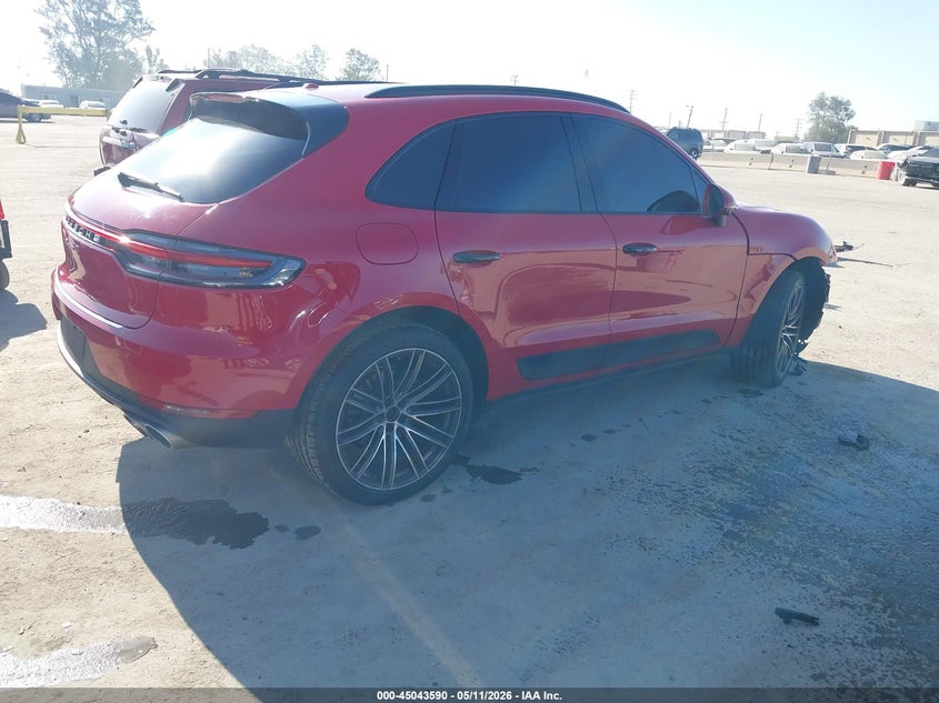 Vin: wp1ab2a54mlb34727, lot: 45541107, porsche macan s 20214