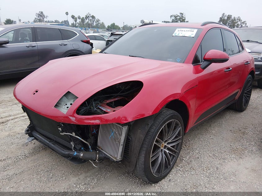 Vin: wp1ab2a54mlb34727, lot: 45541107, porsche macan s 20212