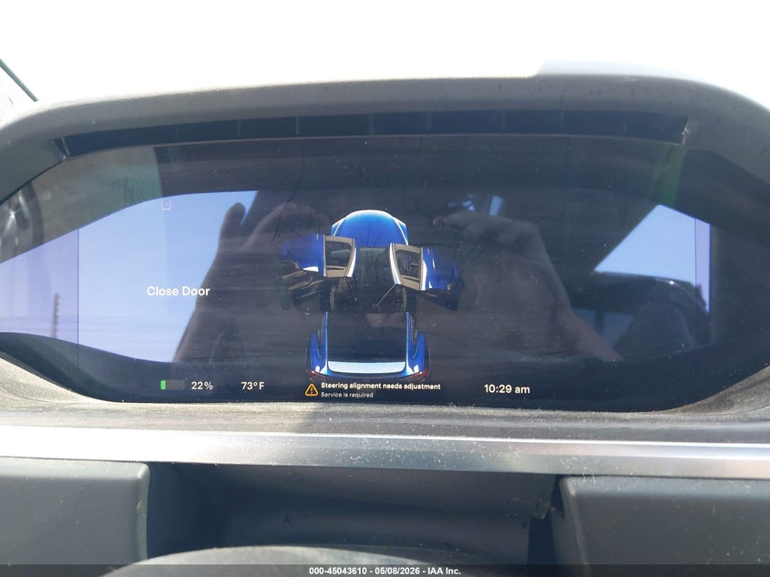 2022 Tesla Model X Dual Motor All-Wheel Drive VIN: 7SAXCBE54NF349566 Lot: 45043610