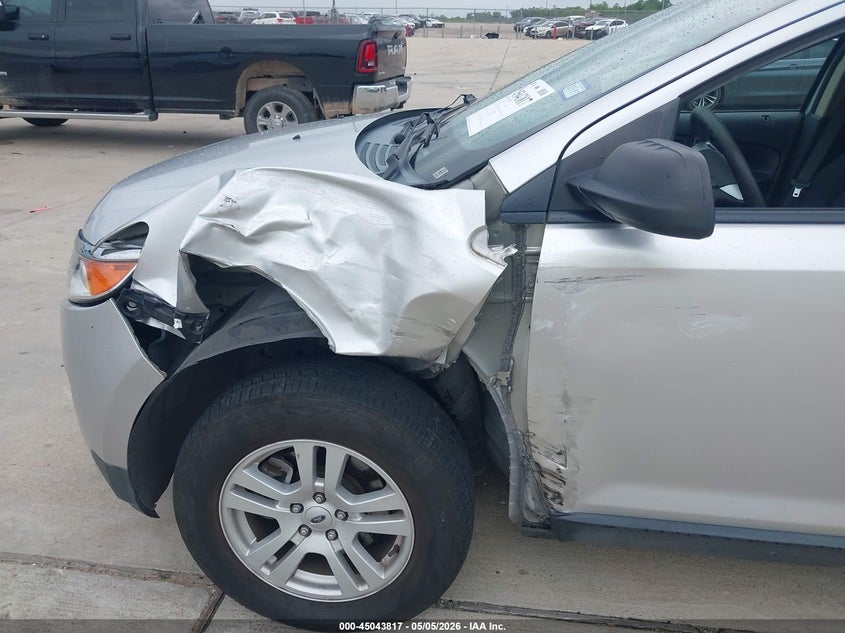 2012 Ford Edge 3.5 Se Silver Lot 111045043817 Vin 2FMDK3GC2CBA61202