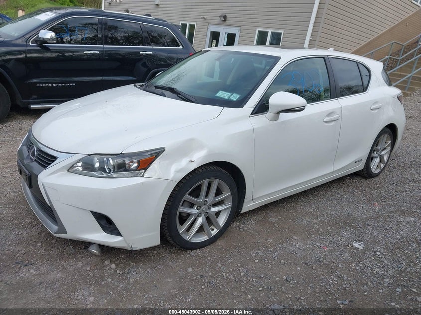 Vin: jthkd5bh5e2187193, lot: 45541418, lexus ct 200h 20142