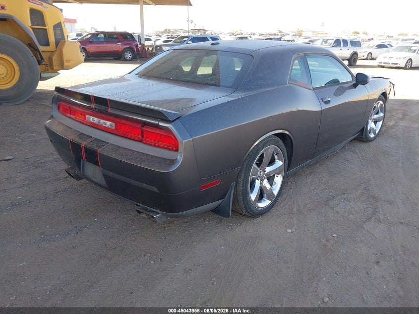 Vin: 2c3cdybt4dh712699, lot: 45541473, dodge challenger r/t plus 20134