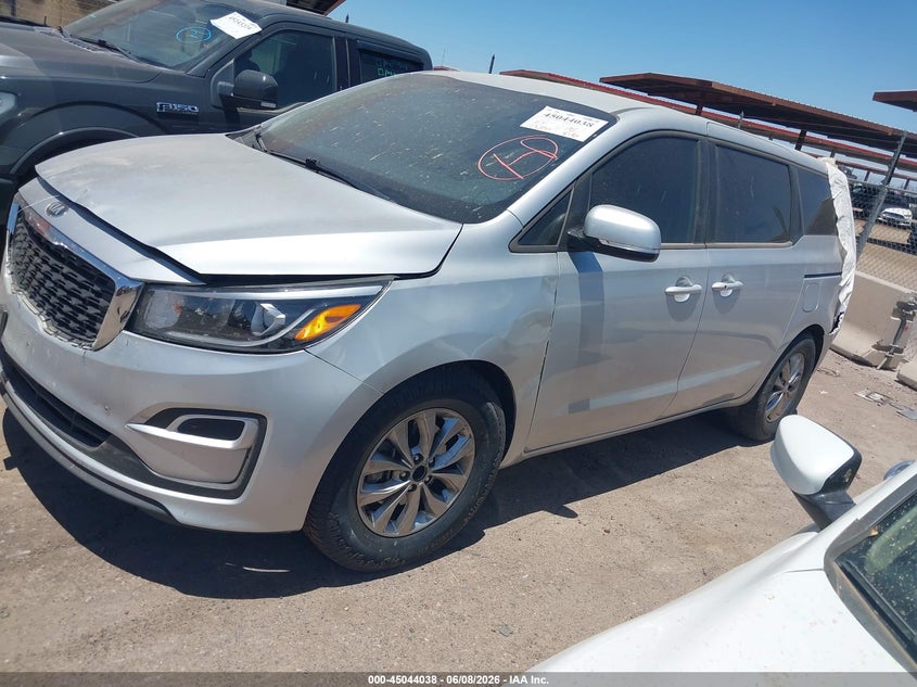 Vin: kndmb5c12k6535196, lot: 45541555, kia sedona lx 20192