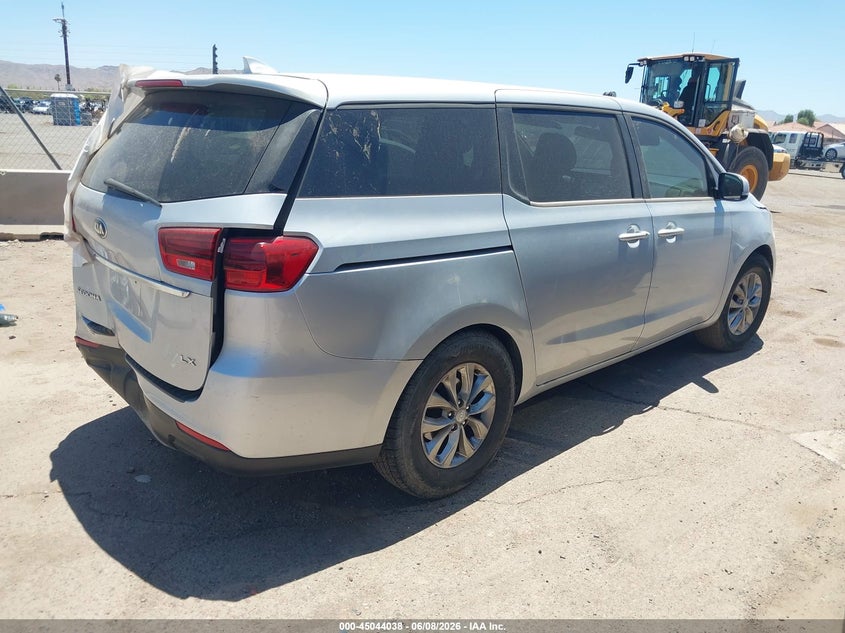 Vin: kndmb5c12k6535196, lot: 45541555, kia sedona lx 20194