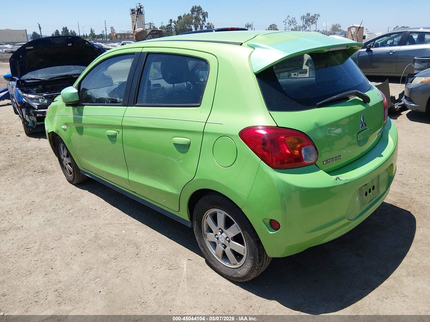 Vin: ml32a4hj9eh024741, lot: 45541621, mitsubishi mirage es 20143