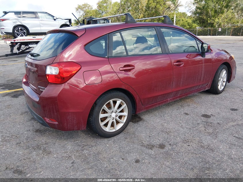 Vin: jf1gpac6xe8313829, lot: 45541712, subaru impreza 2.0i premium 20144