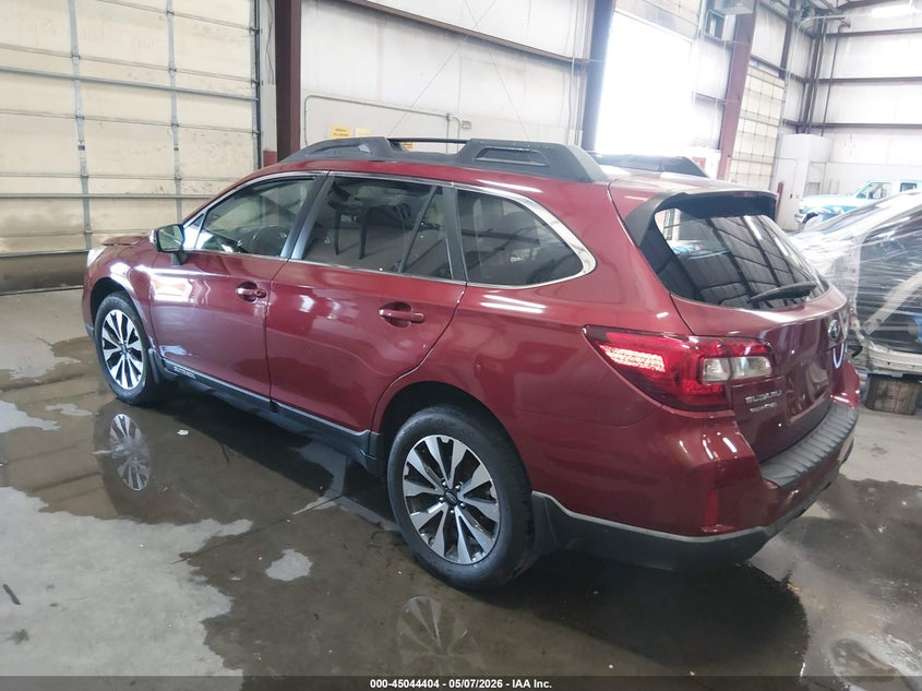 Vin: 4s4bsanc7h3297186, lot: 45541921, subaru outback 2.5i limited 20173