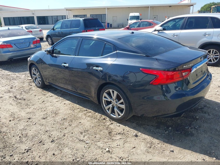 Vin: 1n4aa6apxgc444887, lot: 45542021, nissan maxima 3.5 s 20163