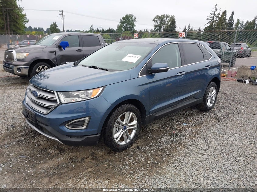Vin: 2fmpk4k99jbc23712, lot: 45542230, ford edge titanium 20182