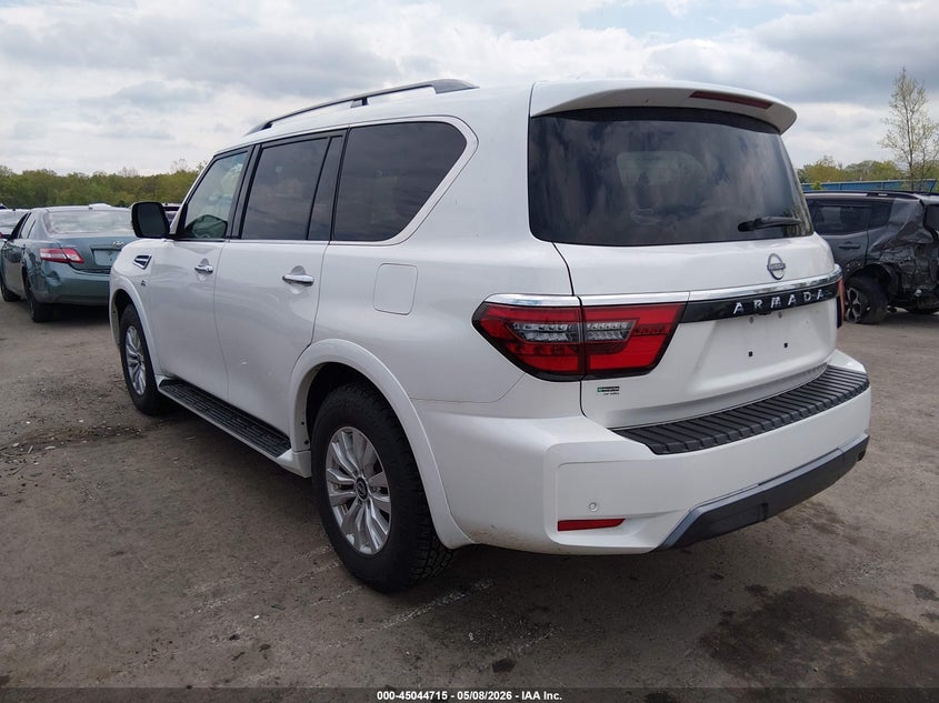 Vin: jn8ay2ad5n9678230, lot: 45542232, nissan armada sv 4wd 20223