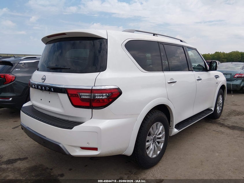Vin: jn8ay2ad5n9678230, lot: 45542232, nissan armada sv 4wd 20224