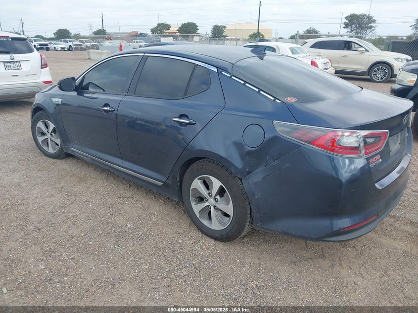 Vin: knagm4ad1f5077979, lot: 45542524, kia optima hybrid 20153