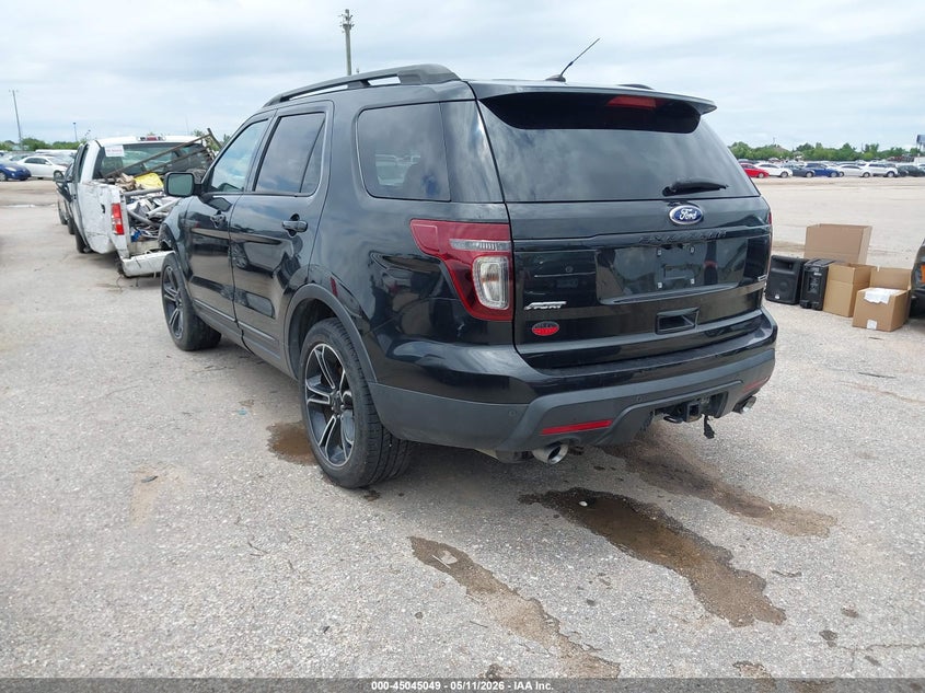 Vin: 1fm5k8gt4fga53889, lot: 45542579, ford explorer sport 20153