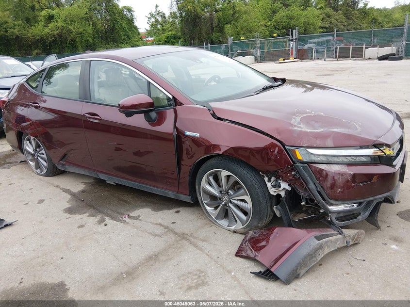 Vin: jhmzc5f39jc007900, lot: 45542593, honda clarity plug-in hybrid touring 2018 img_1